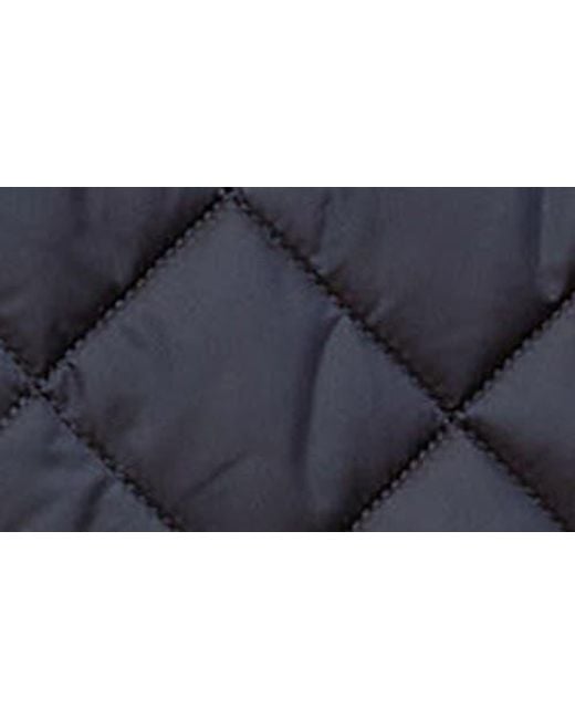 Barbour Black Wetherby Diamond Quilted Bomber Jacket