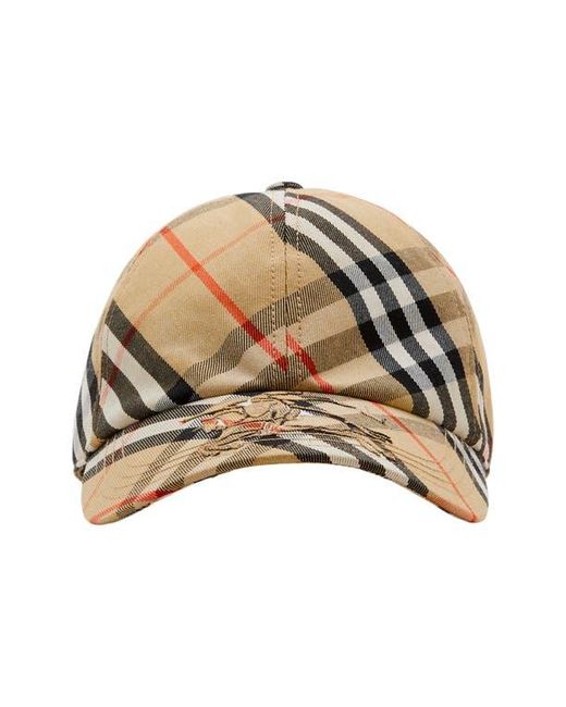 Burberry Multicolor Ekd Check Baseball Cap