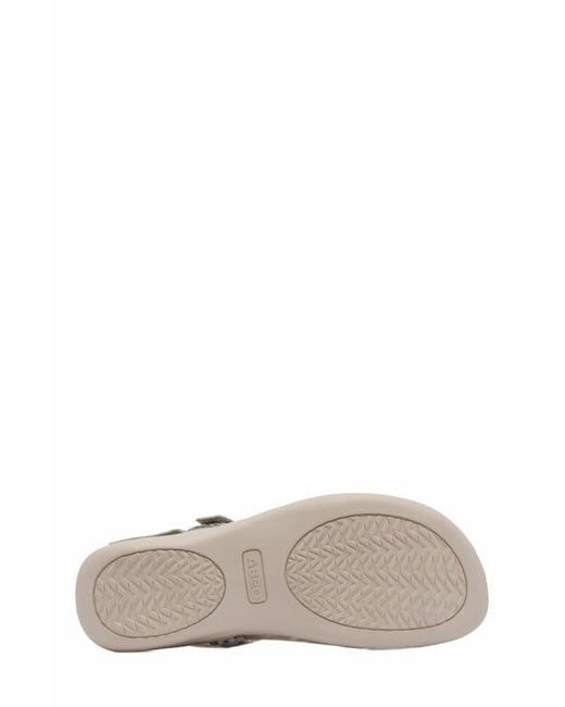 ABEO Metallic Oasis T Strap Sandal