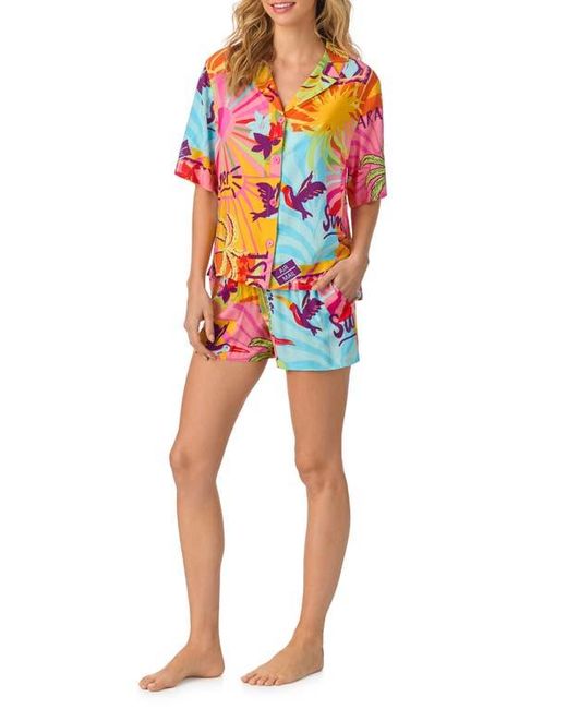 Room Service Pjs Red Print Short Pajamas