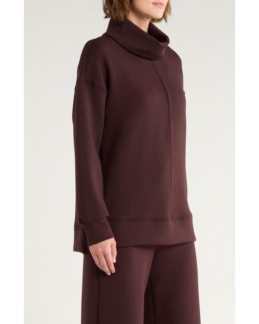 Spanx Brown Air Essentials Tunic Sweatshirt