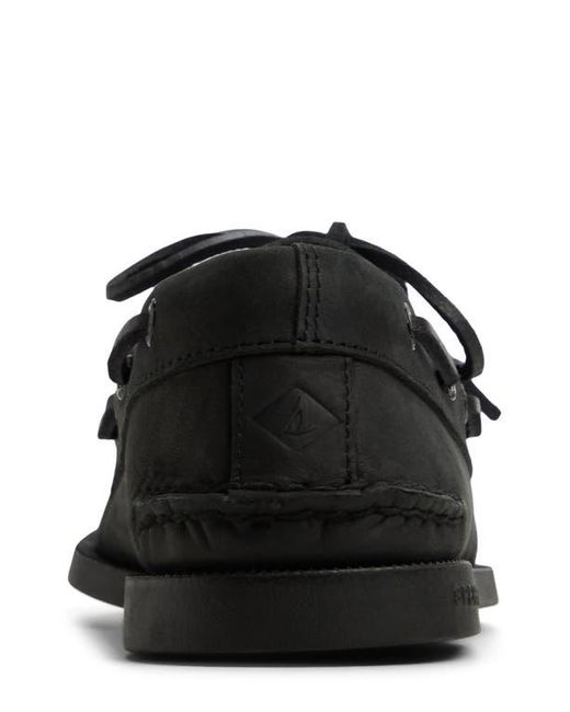 Sperry Top-Sider Black Authentic Original 2-Eye Boat Shoe for men