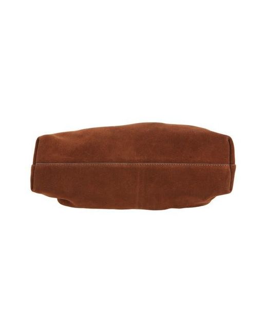 Madewell Brown The Suede Mini Ring Pouch