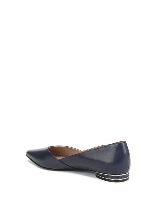 Naturalizer Blue Havana Pointed Toe Flat