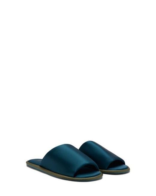Mango Blue Slide Slipper