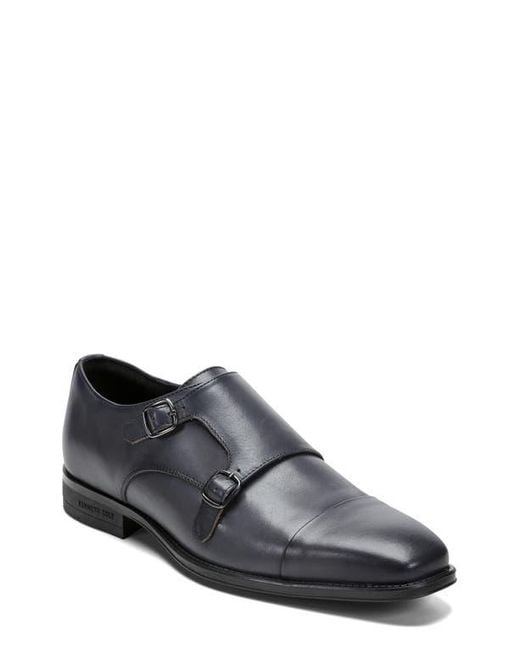 Kenneth Cole Gray Charles Double Monk Strap Shoe for men