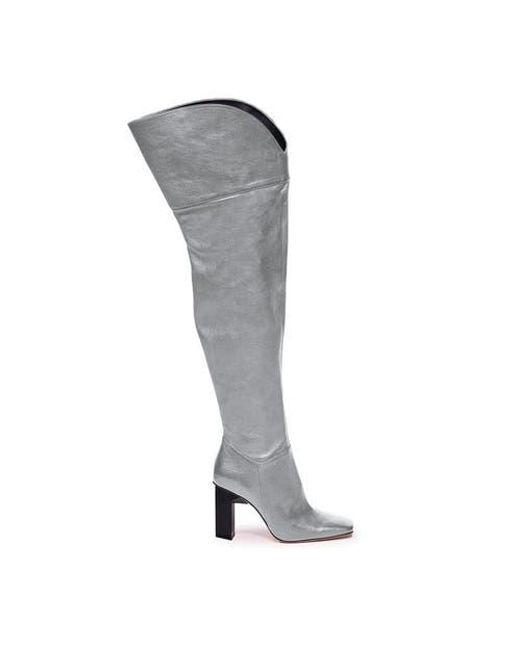 Tiannia Barnes Gray Cullinan Over-The-Knee Boot