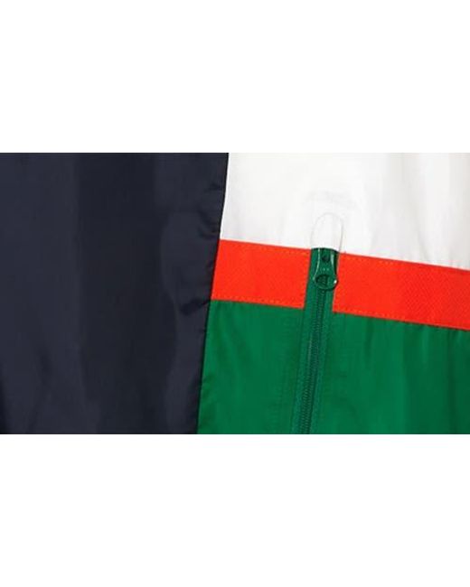 Lacoste Green Colorblock Windbreaker for men