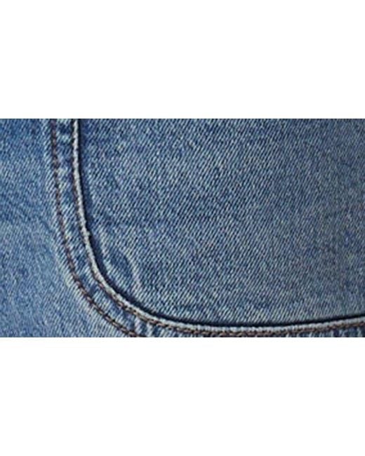 DO by Dee Ocleppo Blue Astrid Straight Leg Utility Jeans