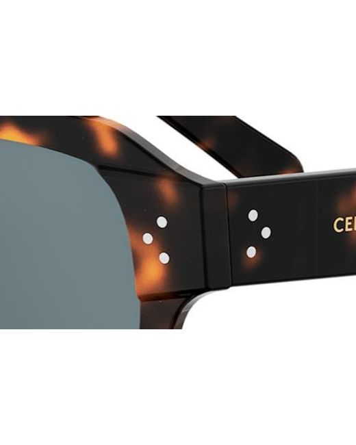 Céline Gray 3 Dots 53Mm Rectangular Sunglasses