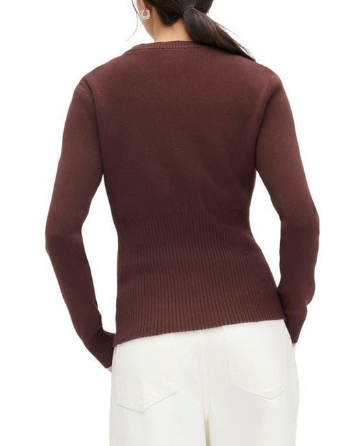 ALIGNE Purple Ruby Cardigan