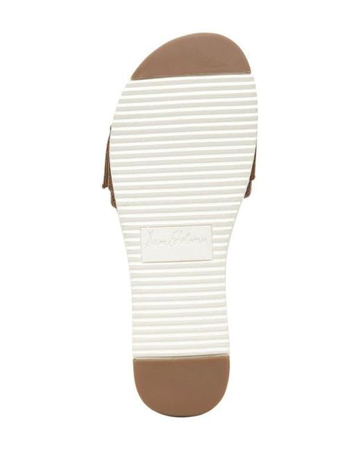 Sam Edelman Brown Ariane Platform Slide