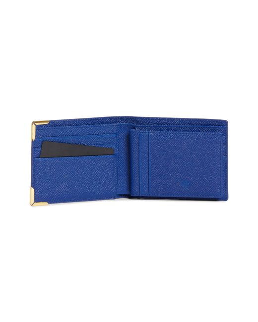MCM Leather Small Rgb Coin Wallet in Blue for Men - Lyst