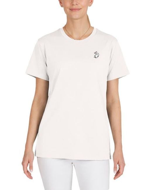 Alix White Heartly Ghost Tee
