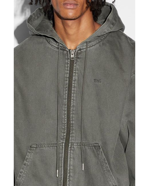 Ksubi Gray Surplus Zip-up Denim Jacket for men