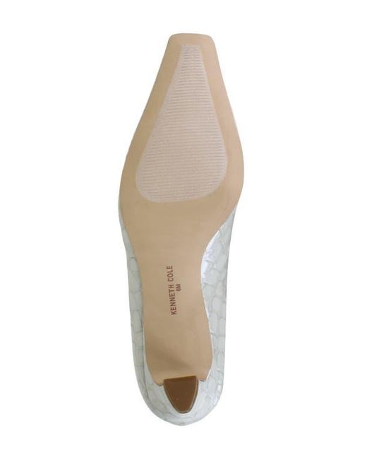 Kenneth Cole White Rubia Pointed Toe Boot