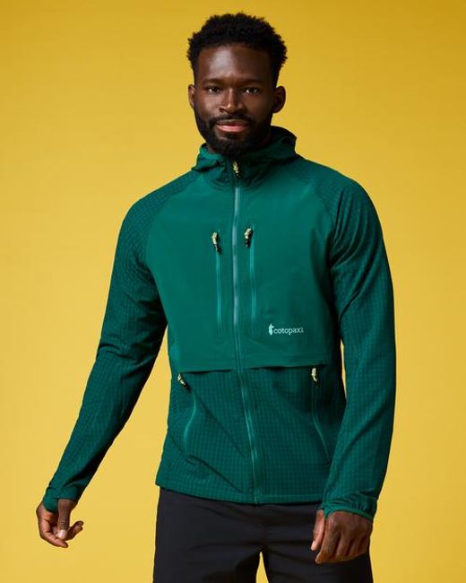 COTOPAXI Yellow Yermo Hooded Jacket for men