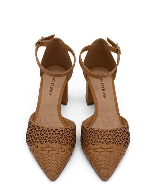 BOTTER Brown Botjanet Xxiii Ankle Strap Pointed Toe Pump