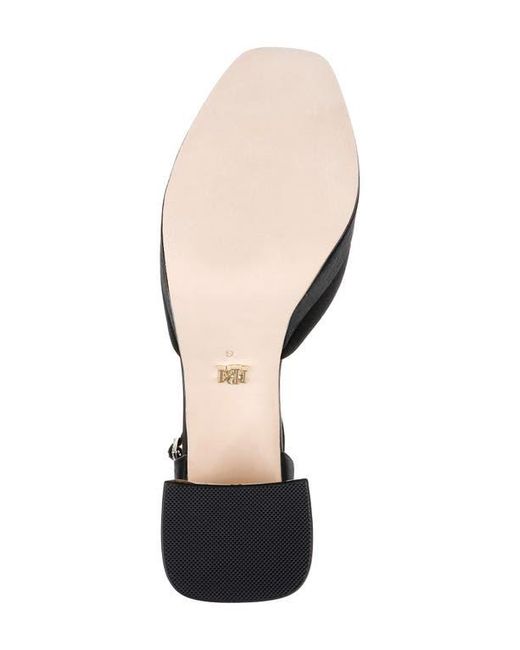 Badgley Mischka Black Jayda Ankle Strap Platform Pump