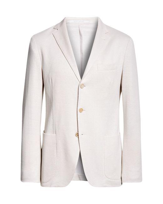 Eleventy White Linen & Cotton Sport Coat for men