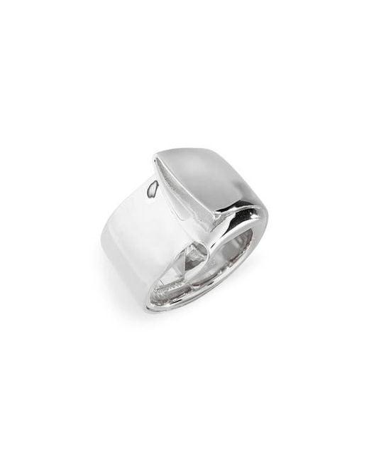 Completedworks Gray Draped Fold Ring