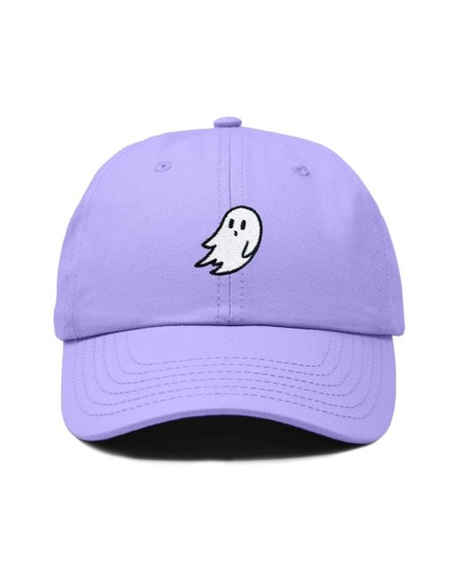 Alix Purple Ghost Embroidered Low Crown Cap