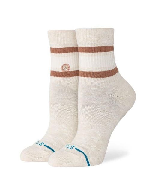 Stance White Boyd Quarter Socks