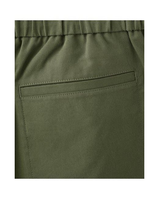 Mango Green Drawstring Shorts for men