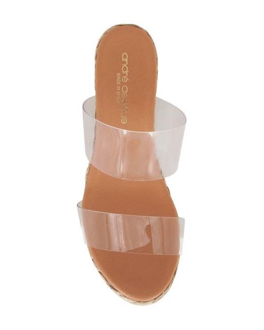 Andre Assous Natural Nori Wedge Sandal