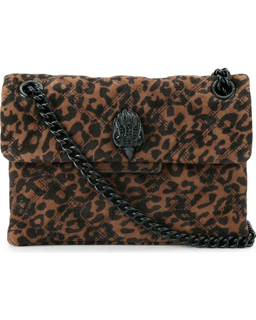 Kurt Geiger Metallic Mini Kensington Leather Convertible Crossbody Bag