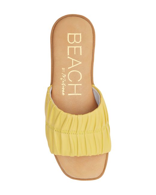 Matisse Yellow Viva Slide Sandal