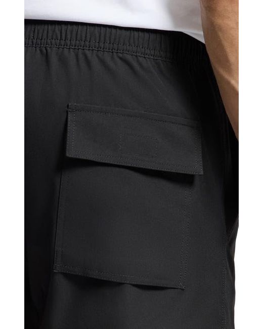 Psycho Bunny Black Palm View Hydrochromic Swim Trunks for men
