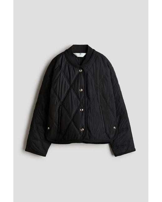 H&M Black Quilted Jacket