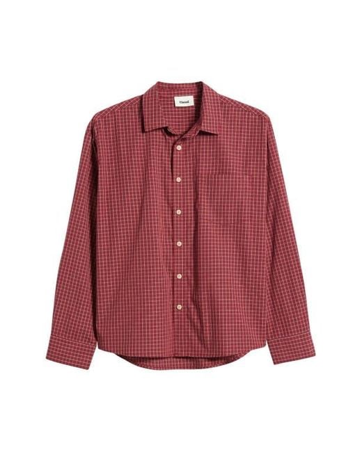 Elwood Graduation Button-Up Shirt in Red for Men | Lyst