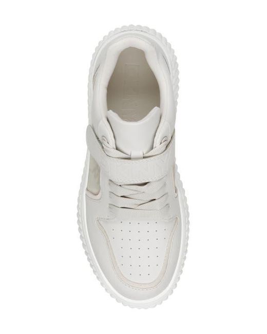 DKNY White Loami Wedge Sneaker