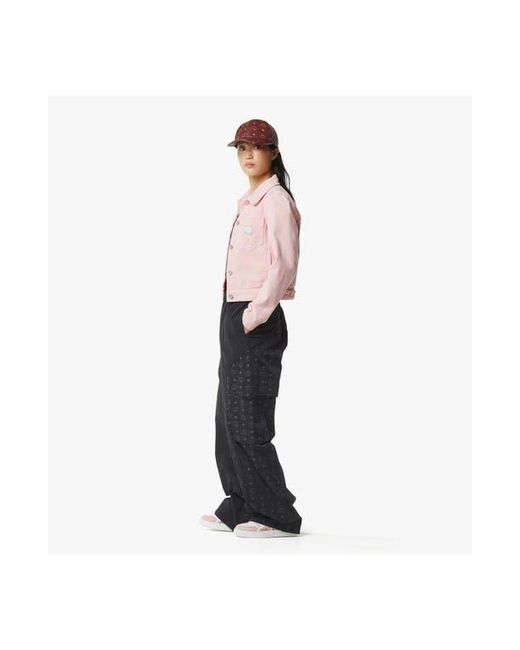 MCM Black Monogram Cargo Pants for men