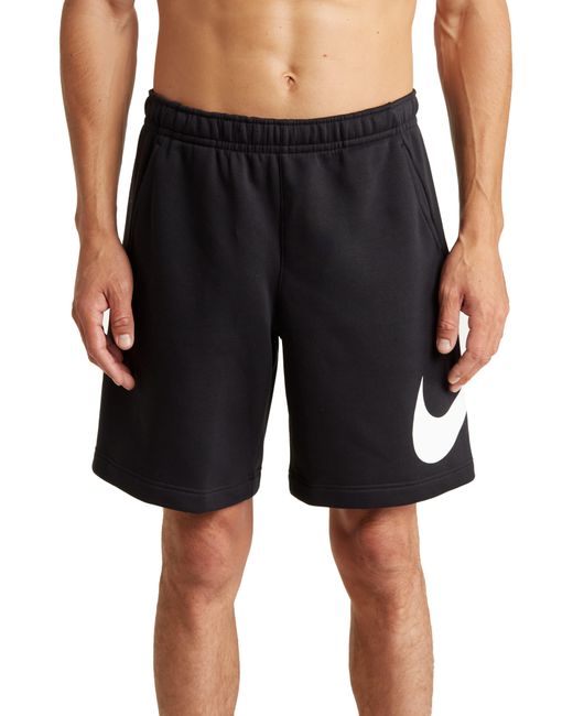 Nike Black Sportswear Club Shorts for men
