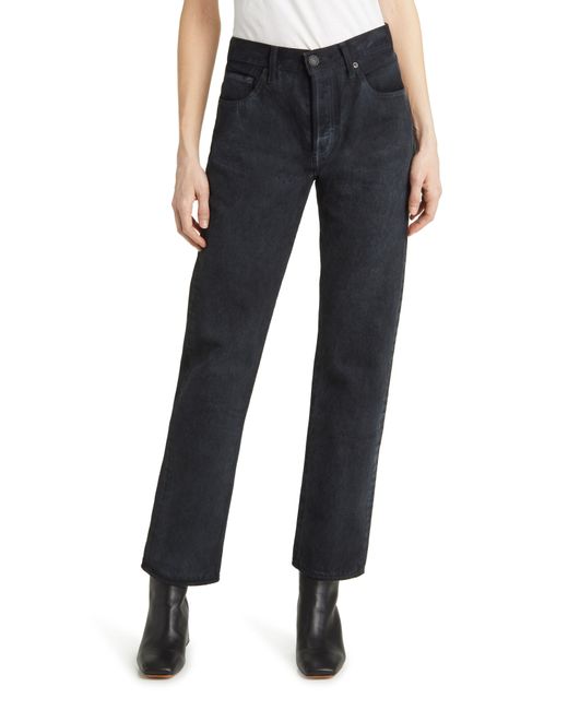 Moussy Blue Banning Ankle Straight Leg Jeans