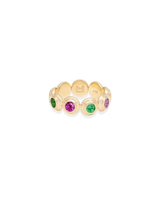Campbell + Charlotte White Evolve Stacking Ring