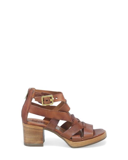 A.s.98 Brown A. S.98 Alfred Ankle Strap Sandal