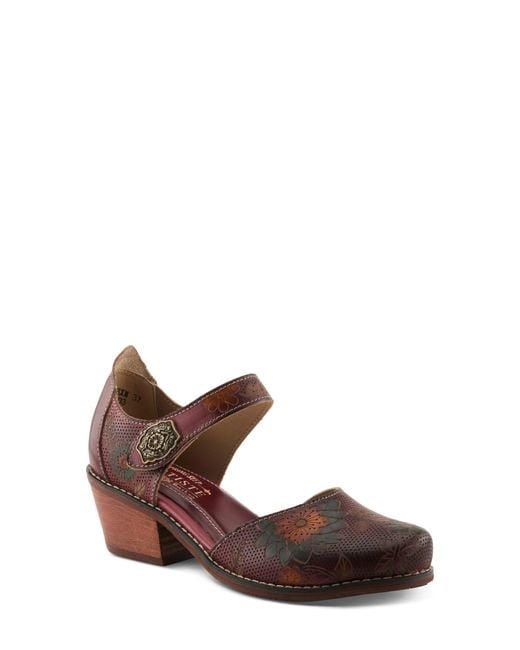Spring Step Brown Cabracho Mary Jane Pump