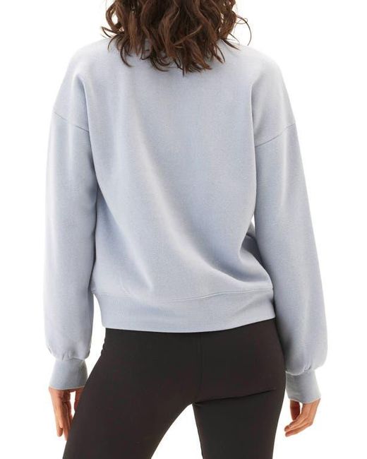 Threads For Thought Gray Constance Triblend Half Zip Pullover Sweatshirt