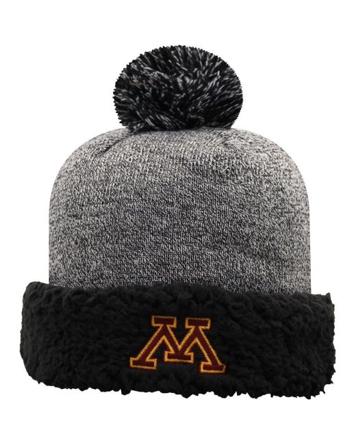 Top Of The World Minnesota Golden Gophers Snug Cuffed Knit Hat With Pom ...