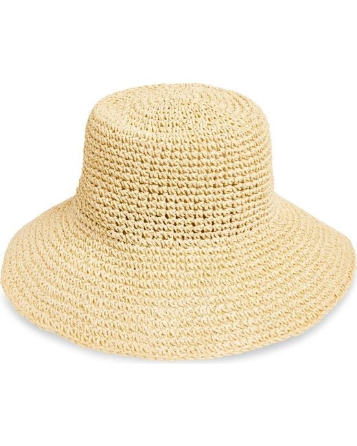 Nordstrom Natural Lantern Packable Straw Bucket Hat