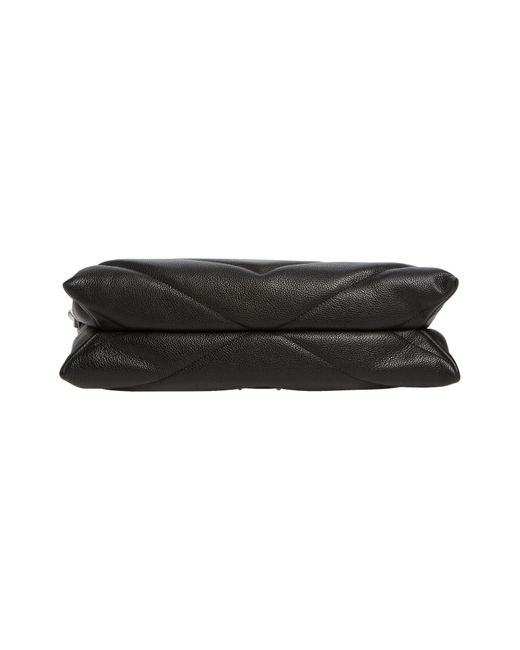 Rebecca Minkoff Black Edie Maxi Leather Crossbody Bag