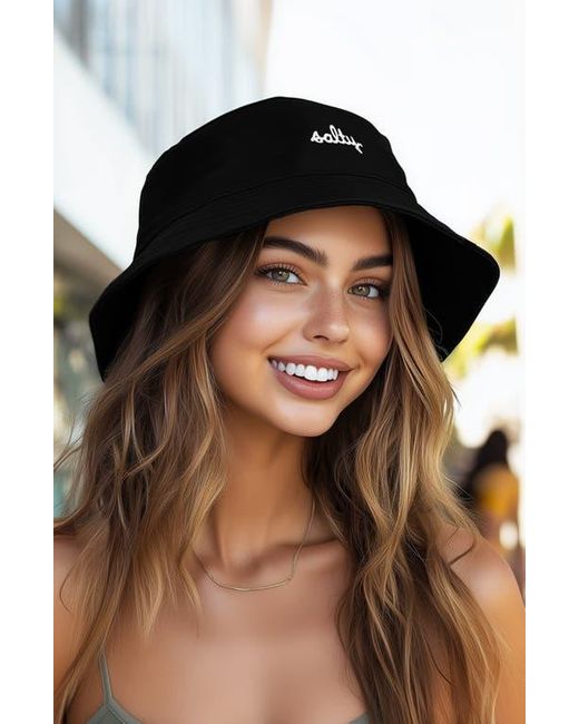 Alix Black Salty Bucket Hat