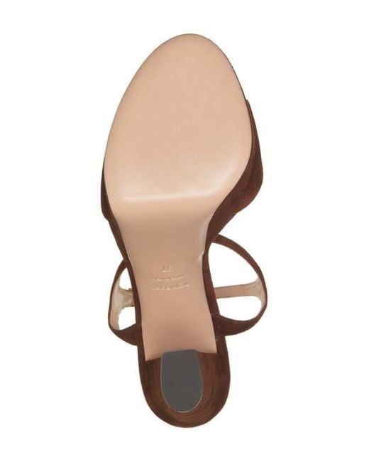 【関税込み】TOM FORD ブラウン Angelina ヒール Tom Ford Angelina T-Strap Platform Sandal in Brown | Lyst