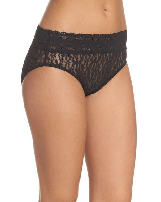 Wacoal Black Halo Lace High Cut Briefs