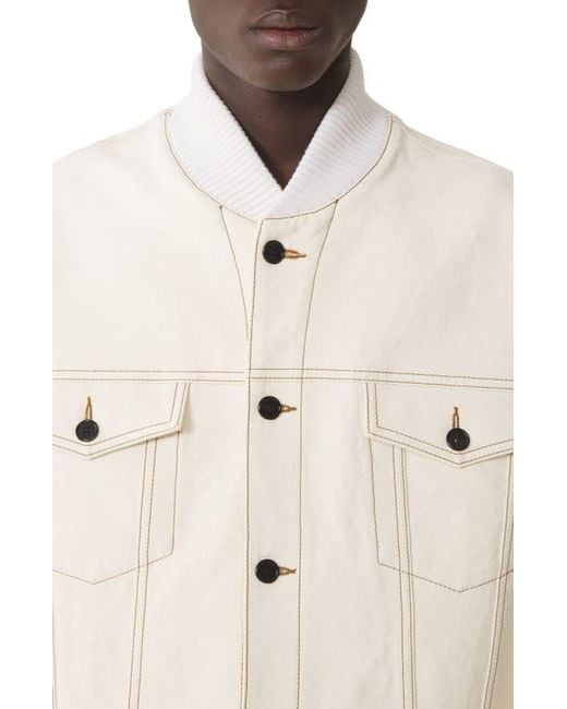 Lanvin Natural Teddy Jacket for men