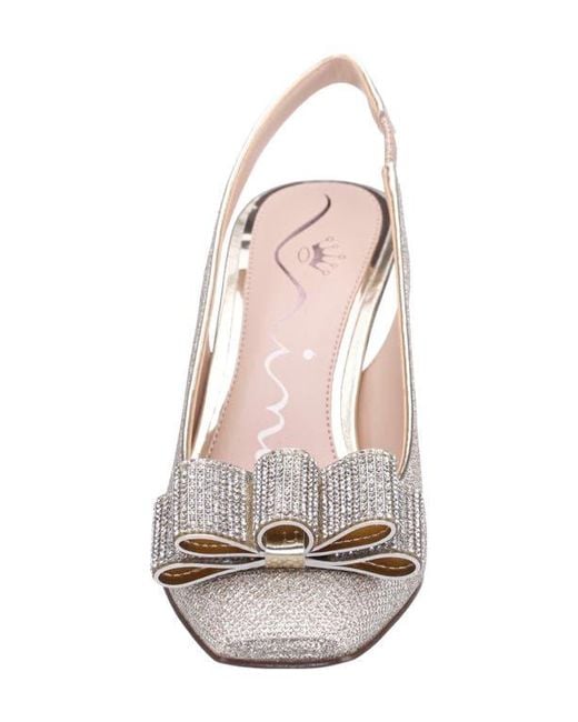 Nina White Jolanda Slingback Pump